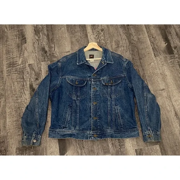 Vintage‎ Lee Denim Large Hard Rock Cafe Tokyo Jacket Embroidered Back 90's Vibes - Picture 5 of 10